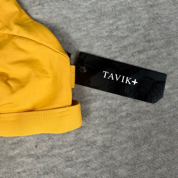 Tavik Womens Coco Scoop Neck Bikini Swim Top Sunflower Size Medium NWT - Picture 2 of 6